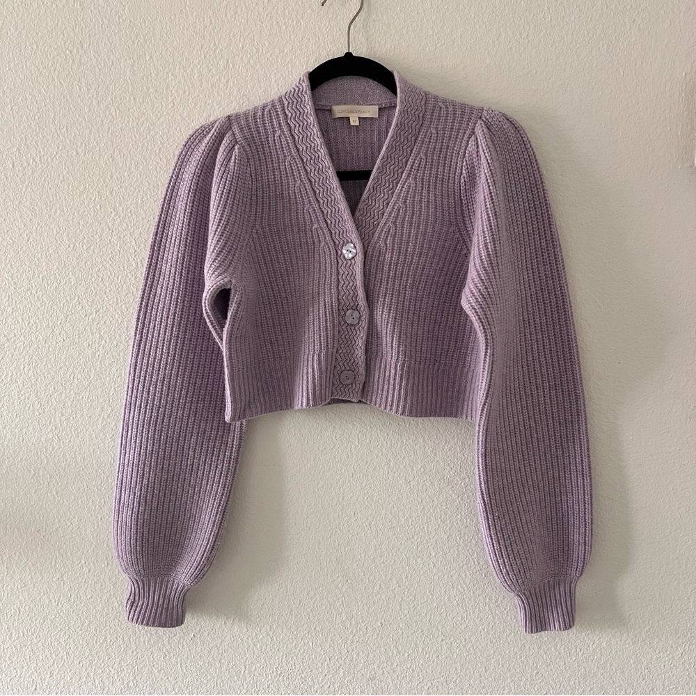 LoveShackFancy Purple / Lavender Cardigan - XS